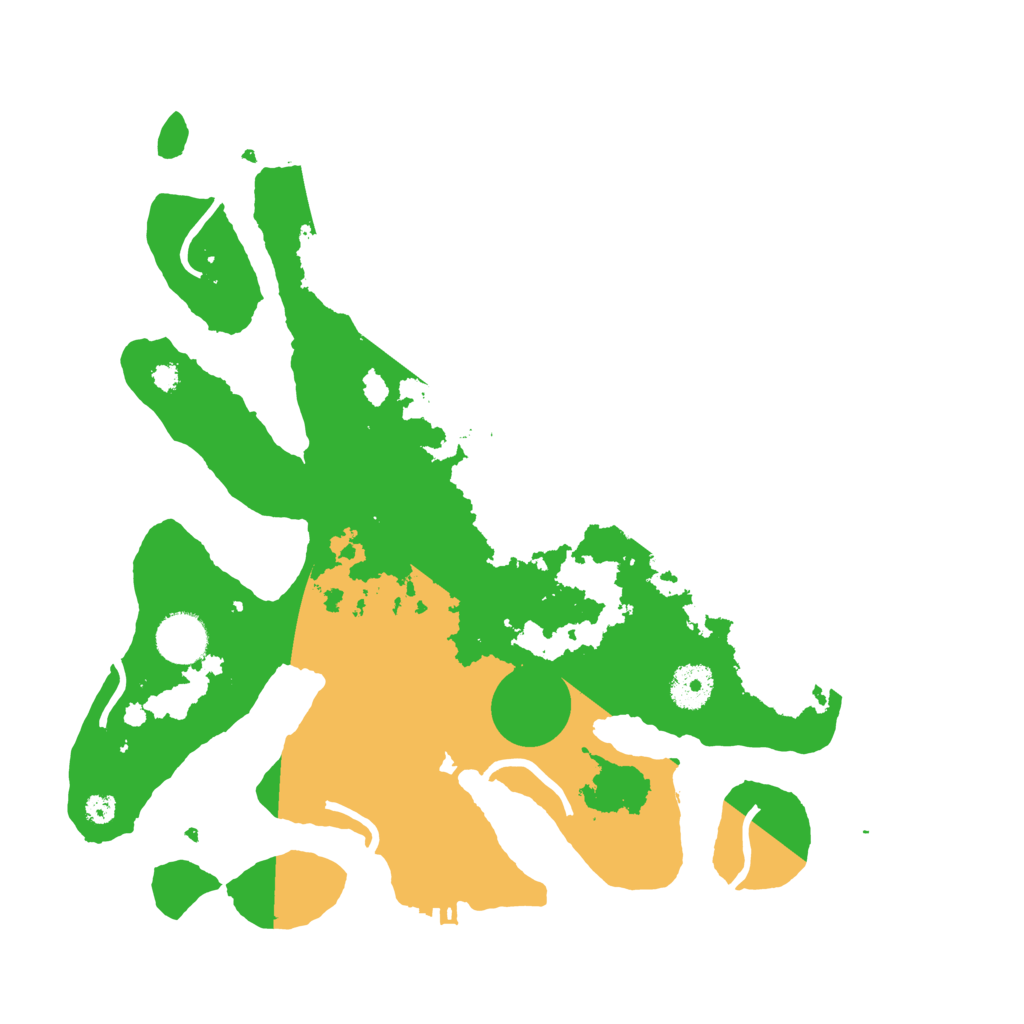 Biome Rust Map: Procedural Map, Size: 3500, Seed: 3235849