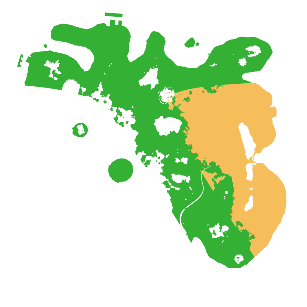 Biome Rust Map: Procedural Map, Size: 3500, Seed: 2718956