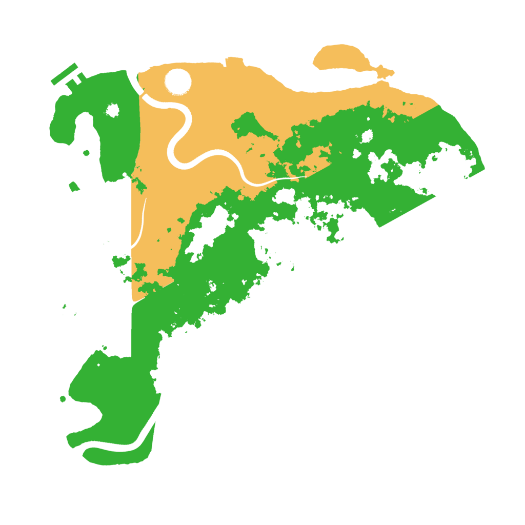 Biome Rust Map: Procedural Map, Size: 3500, Seed: 1672107848