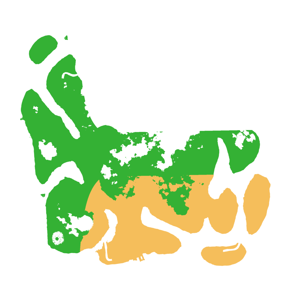 Biome Rust Map: Procedural Map, Size: 3500, Seed: 4232001