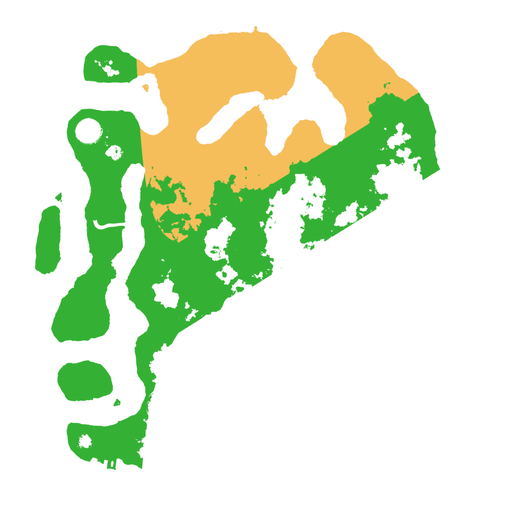 Biome Rust Map: Procedural Map, Size: 3500, Seed: 6302435