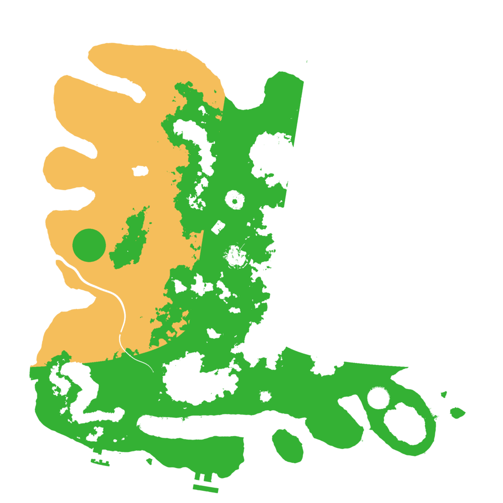 Biome Rust Map: Procedural Map, Size: 4000, Seed: 327537