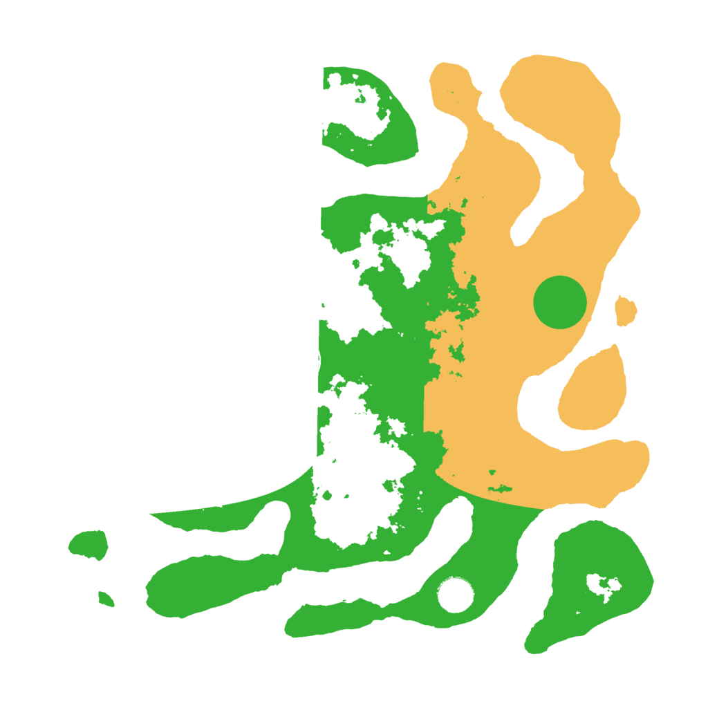 Biome Rust Map: Barren, Size: 3500, Seed: 1515855