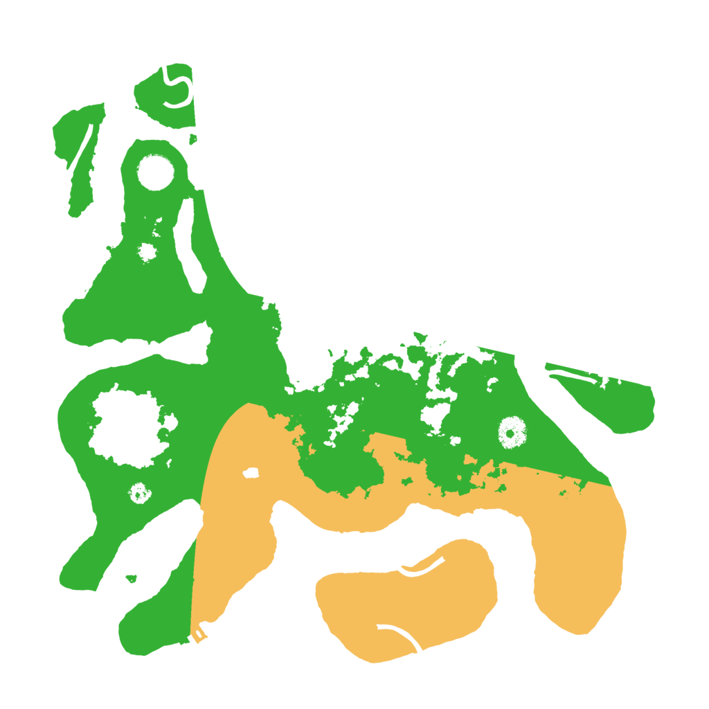 Biome Rust Map: Procedural Map, Size: 3500, Seed: 2664080