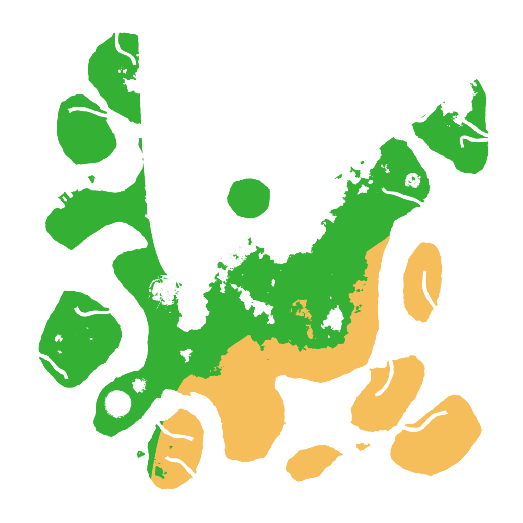 Biome Rust Map: Procedural Map, Size: 3500, Seed: 2656167