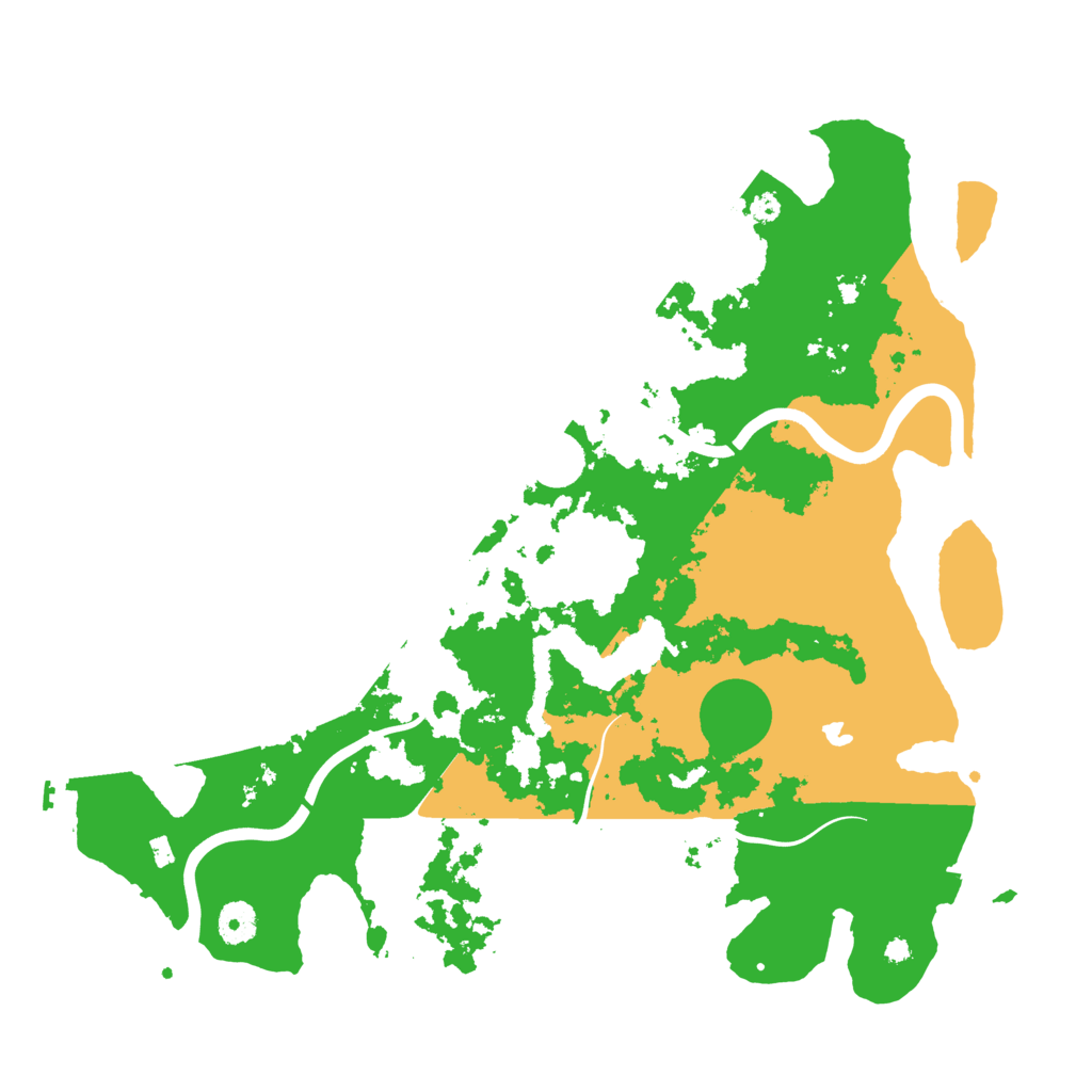 Biome Rust Map: Procedural Map, Size: 4000, Seed: 208039