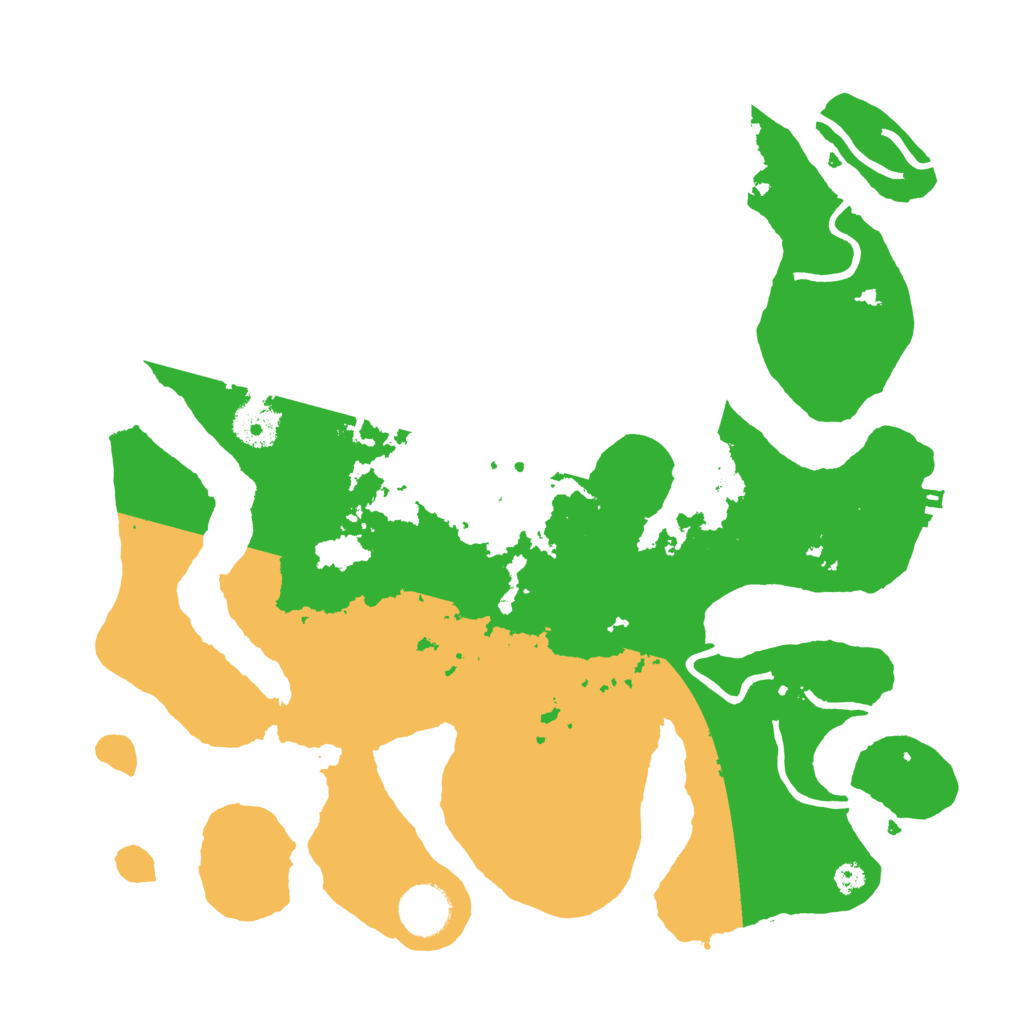 Biome Rust Map: Procedural Map, Size: 3500, Seed: 2604680