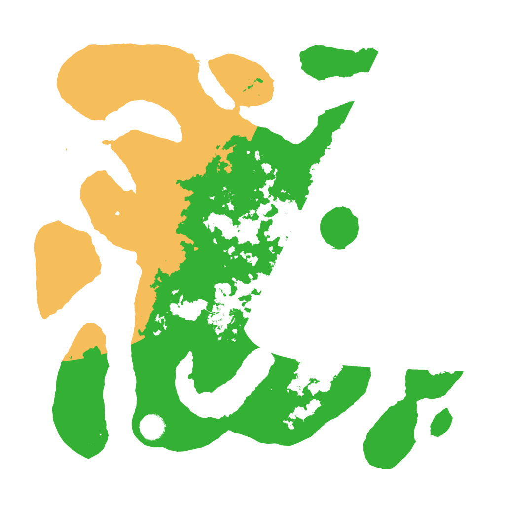 Biome Rust Map: Barren, Size: 3500, Seed: 3746018