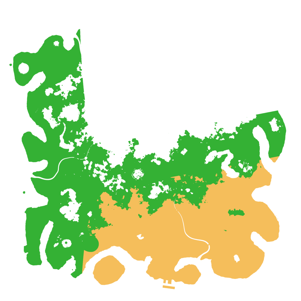 Biome Rust Map: Procedural Map, Size: 5000, Seed: 717473745