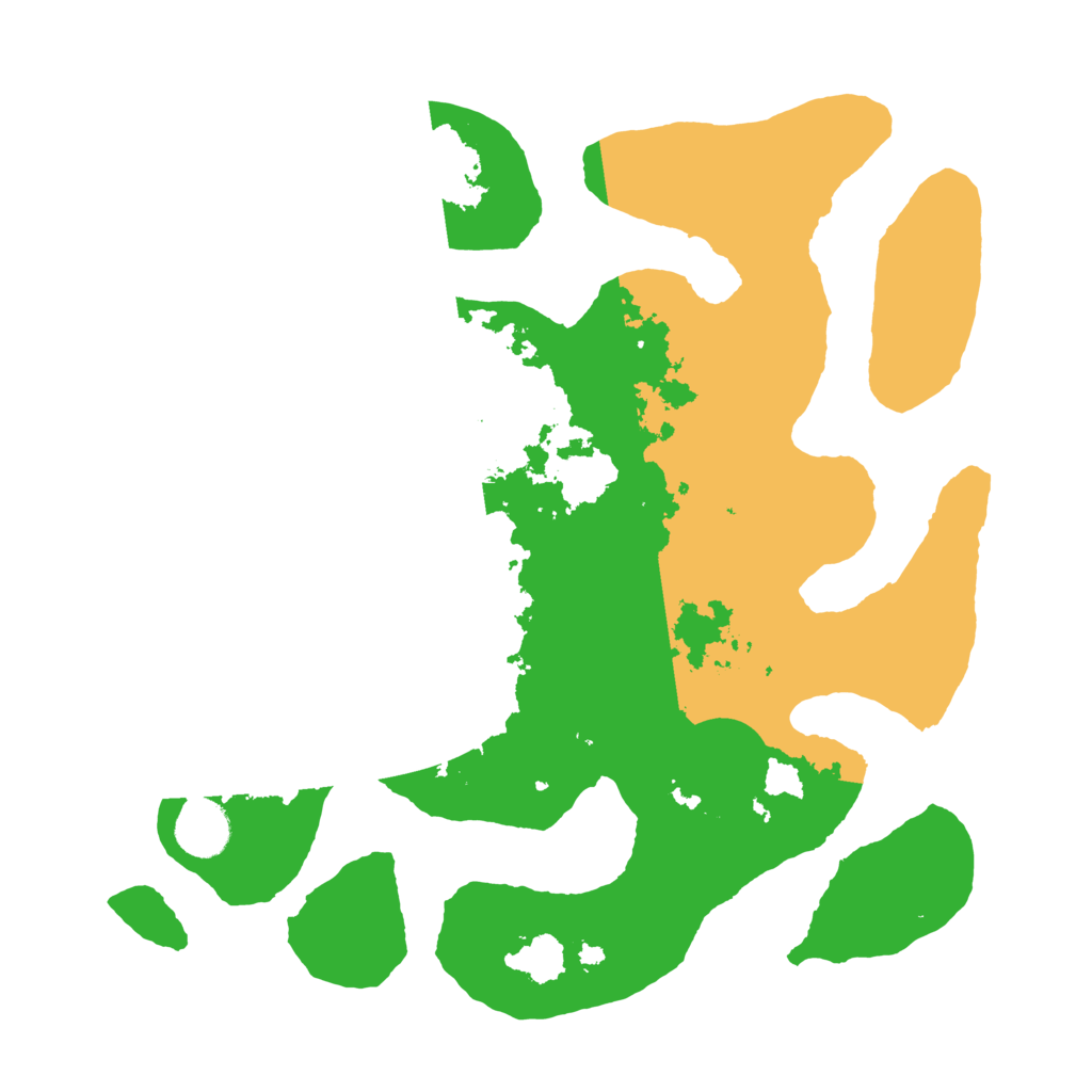 Biome Rust Map: Barren, Size: 3500, Seed: 5783556