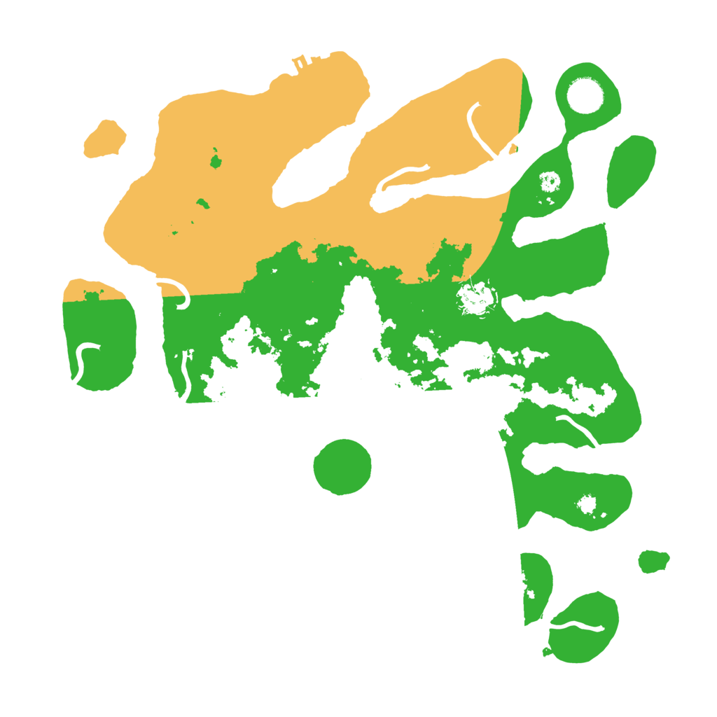 Biome Rust Map: Procedural Map, Size: 3500, Seed: 1287268