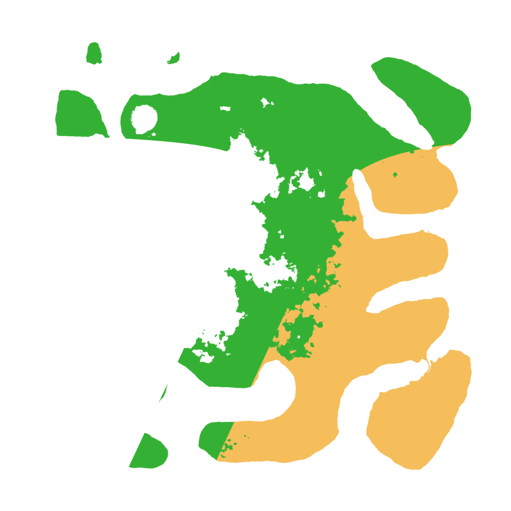 Biome Rust Map: Barren, Size: 3500, Seed: 4348141