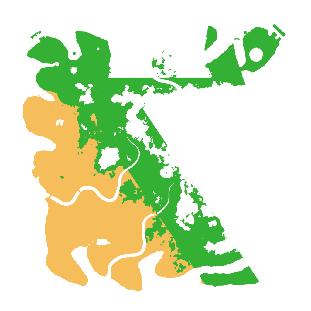 Biome Rust Map: Procedural Map, Size: 4000, Seed: 5008102