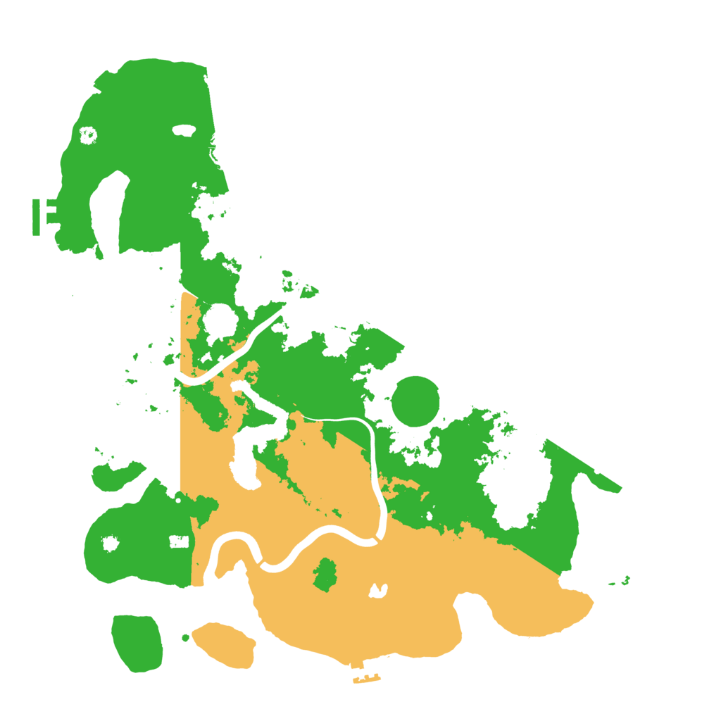 Biome Rust Map: Procedural Map, Size: 4000, Seed: 178666