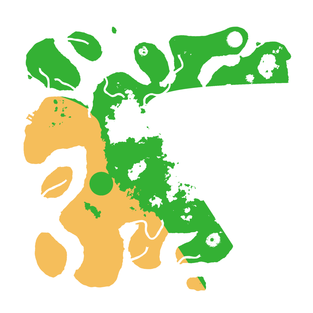 Biome Rust Map: Procedural Map, Size: 3500, Seed: 4461021