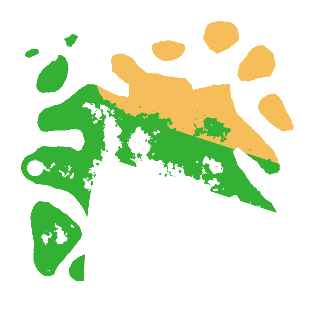 Biome Rust Map: Barren, Size: 3500, Seed: 807390