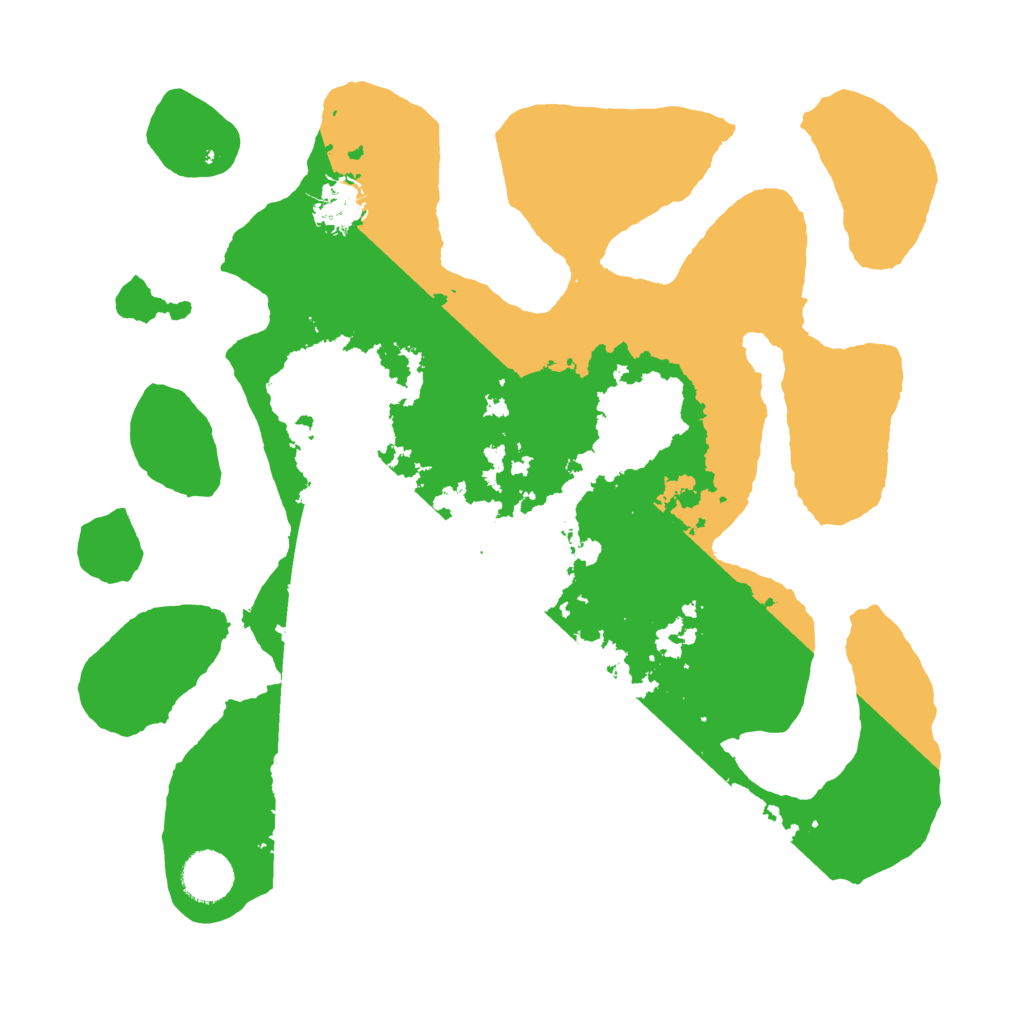 Biome Rust Map: Barren, Size: 3500, Seed: 4767847