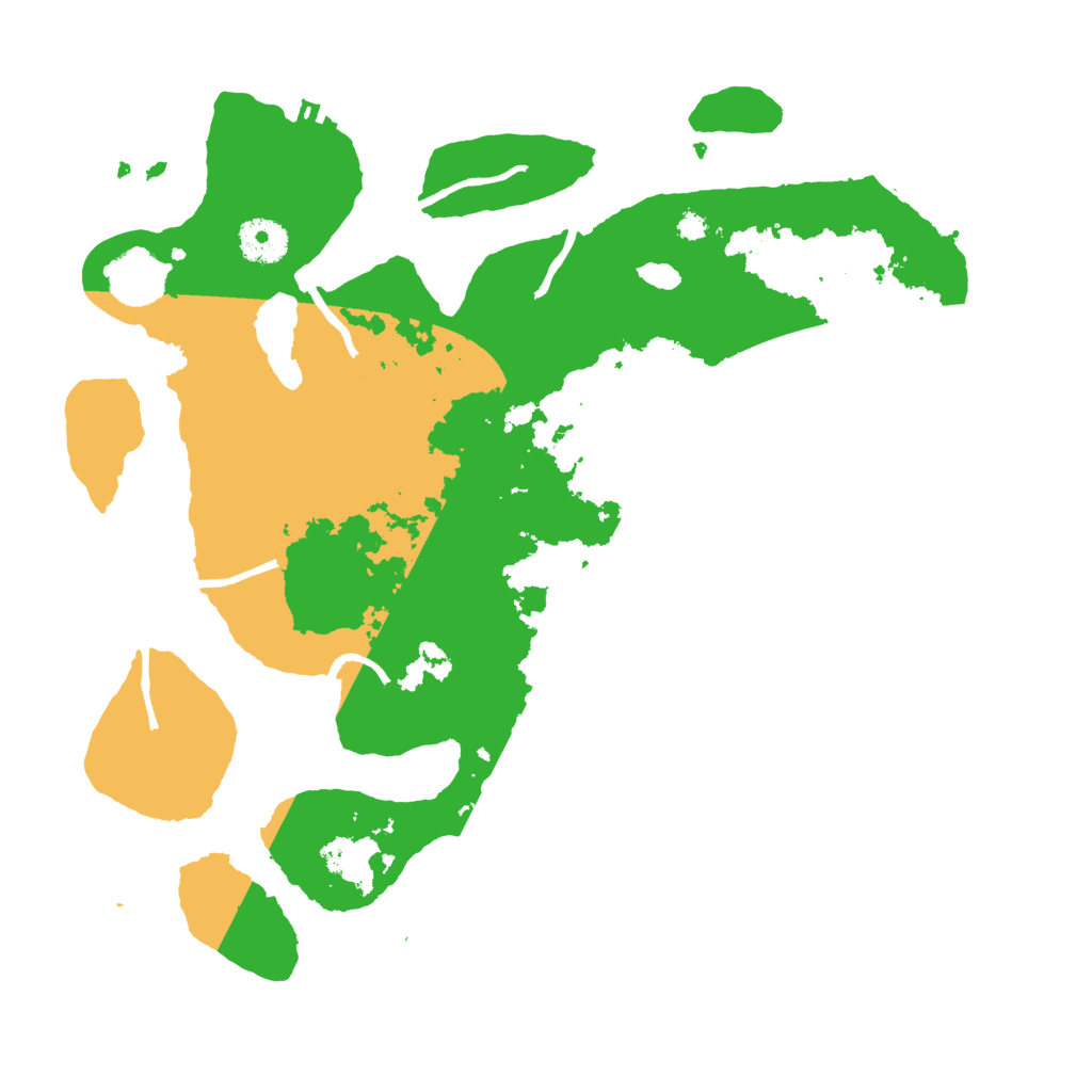 Biome Rust Map: Procedural Map, Size: 3500, Seed: 5859014