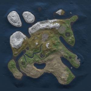 Thumbnail Rust Map: Procedural Map, Size: 2700, Seed: 2541, 12 Monuments