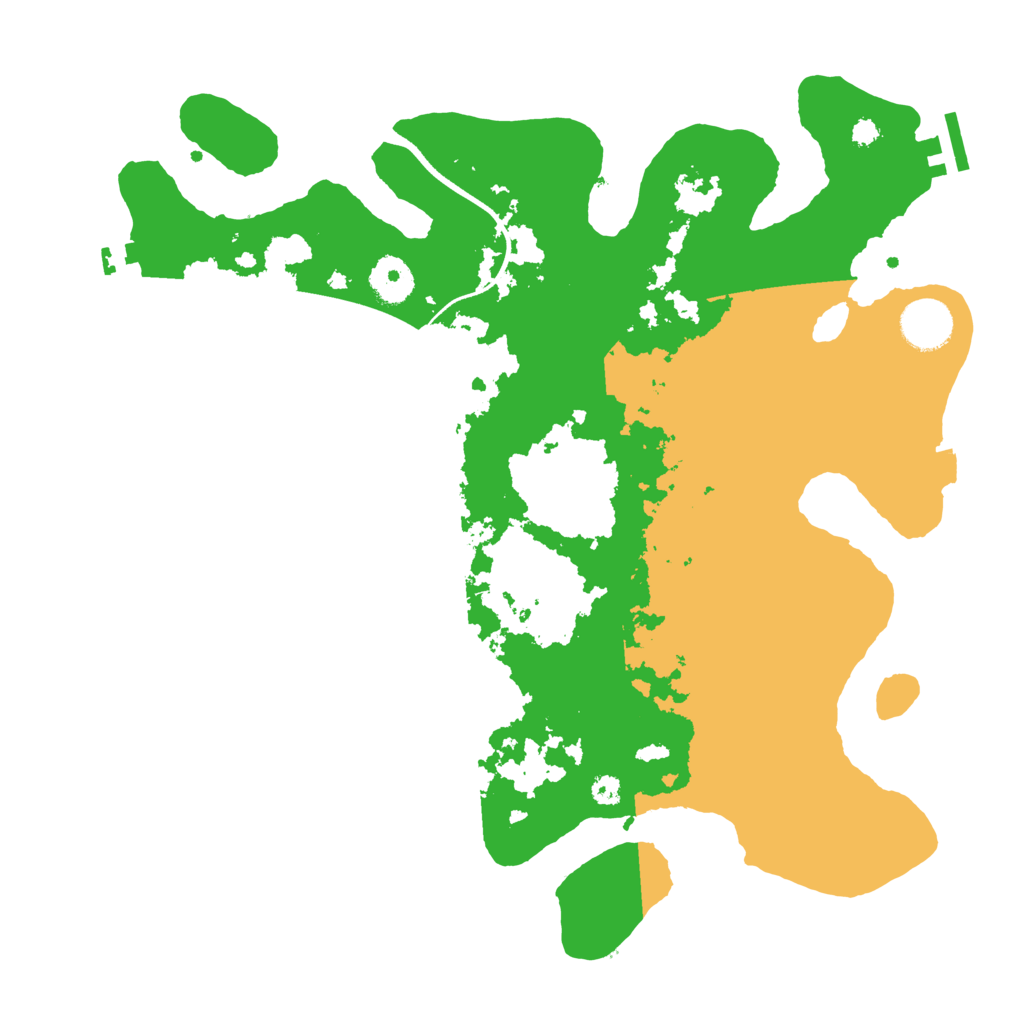 Biome Rust Map: Procedural Map, Size: 3500, Seed: 5597439
