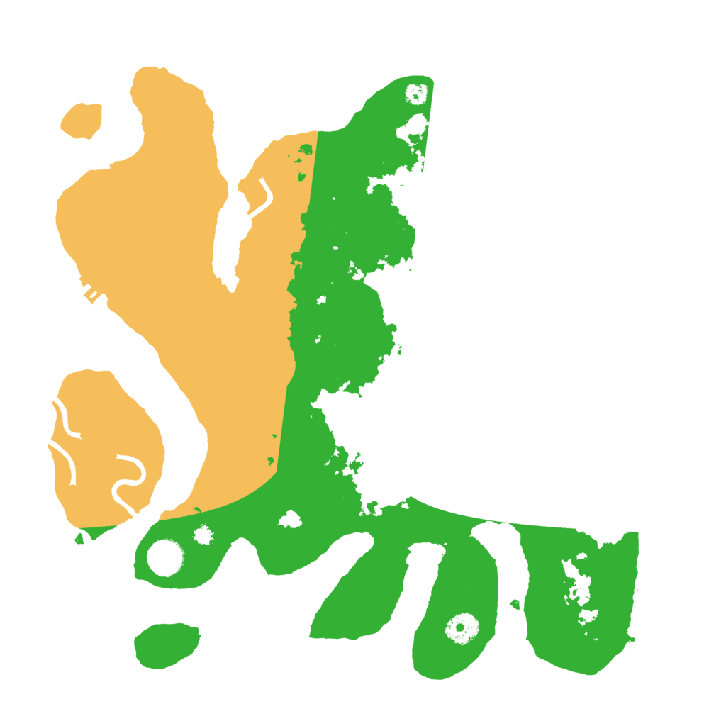 Biome Rust Map: Procedural Map, Size: 3500, Seed: 5756453