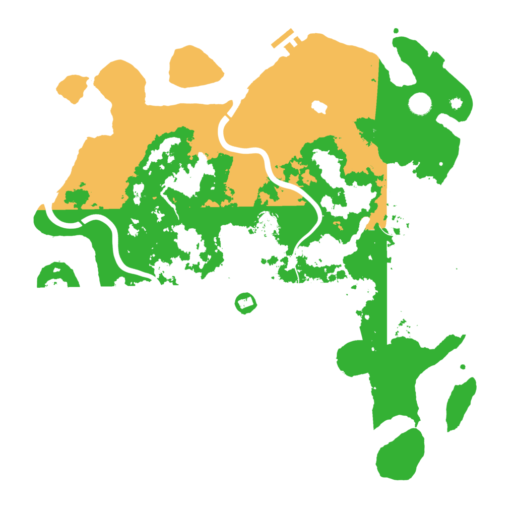 Biome Rust Map: Procedural Map, Size: 4000, Seed: 542068