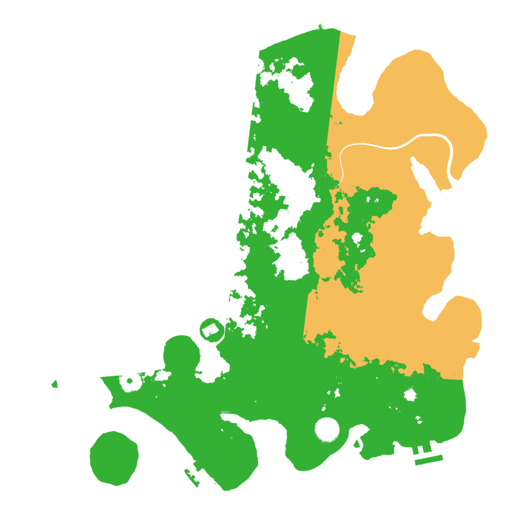 Biome Rust Map: Procedural Map, Size: 3750, Seed: 72
