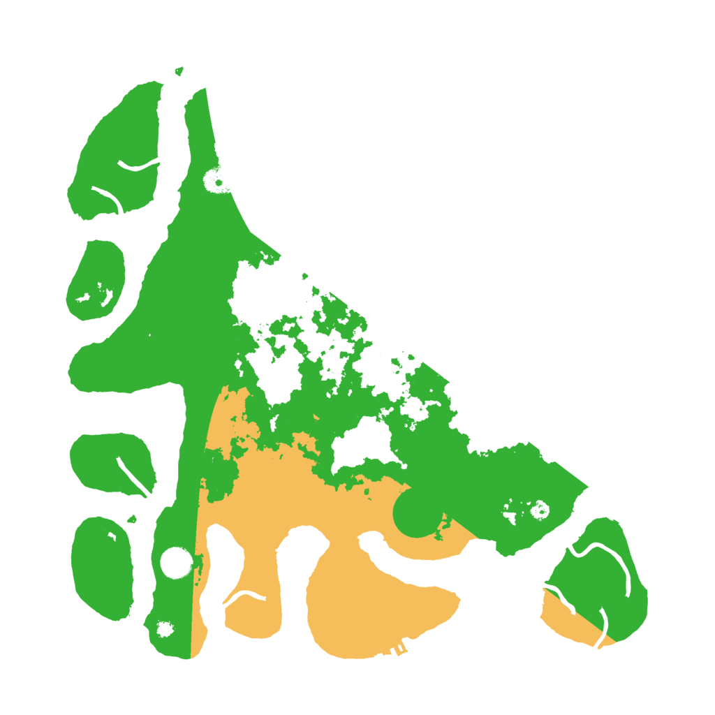 Biome Rust Map: Procedural Map, Size: 4000, Seed: 525622