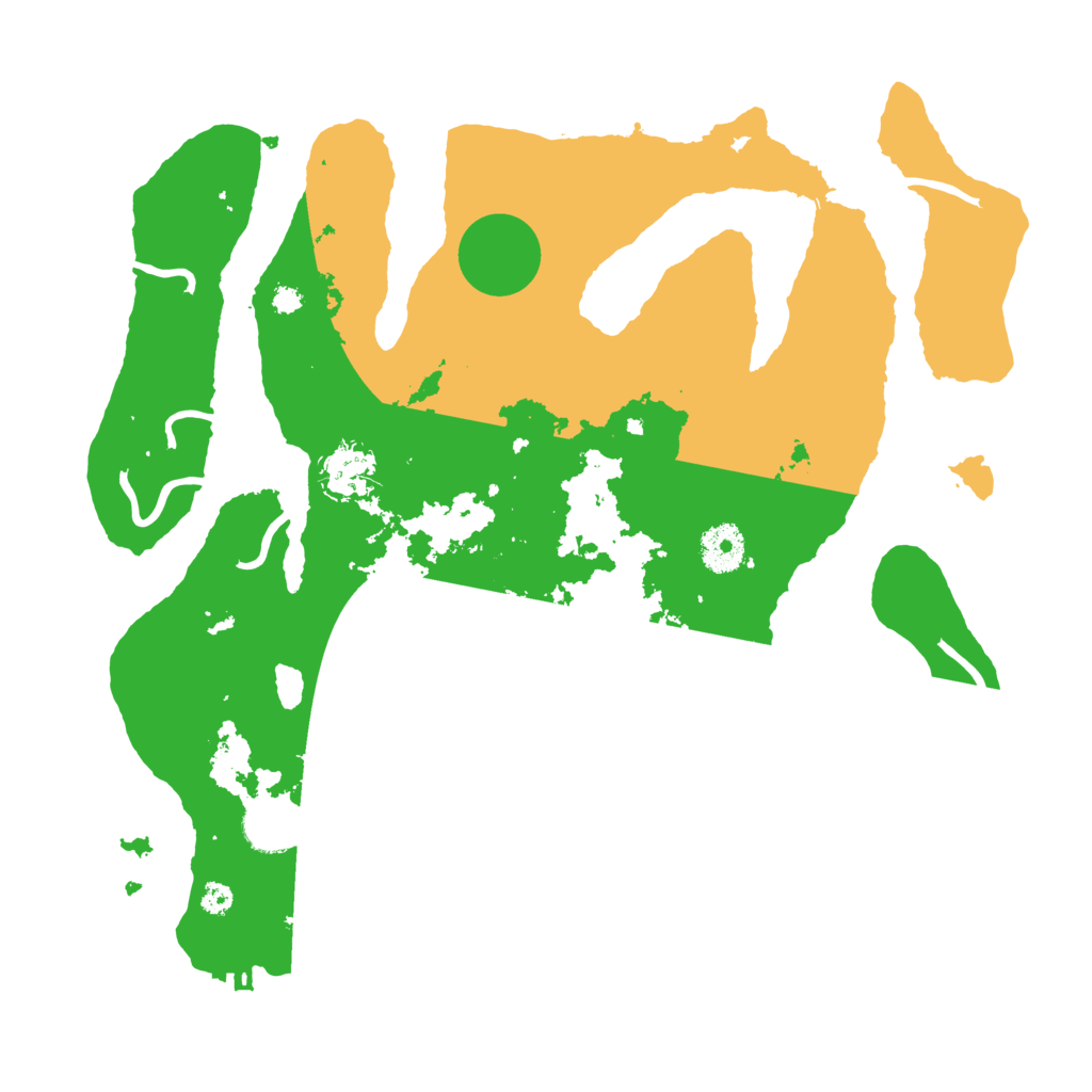 Biome Rust Map: Procedural Map, Size: 3500, Seed: 2598675