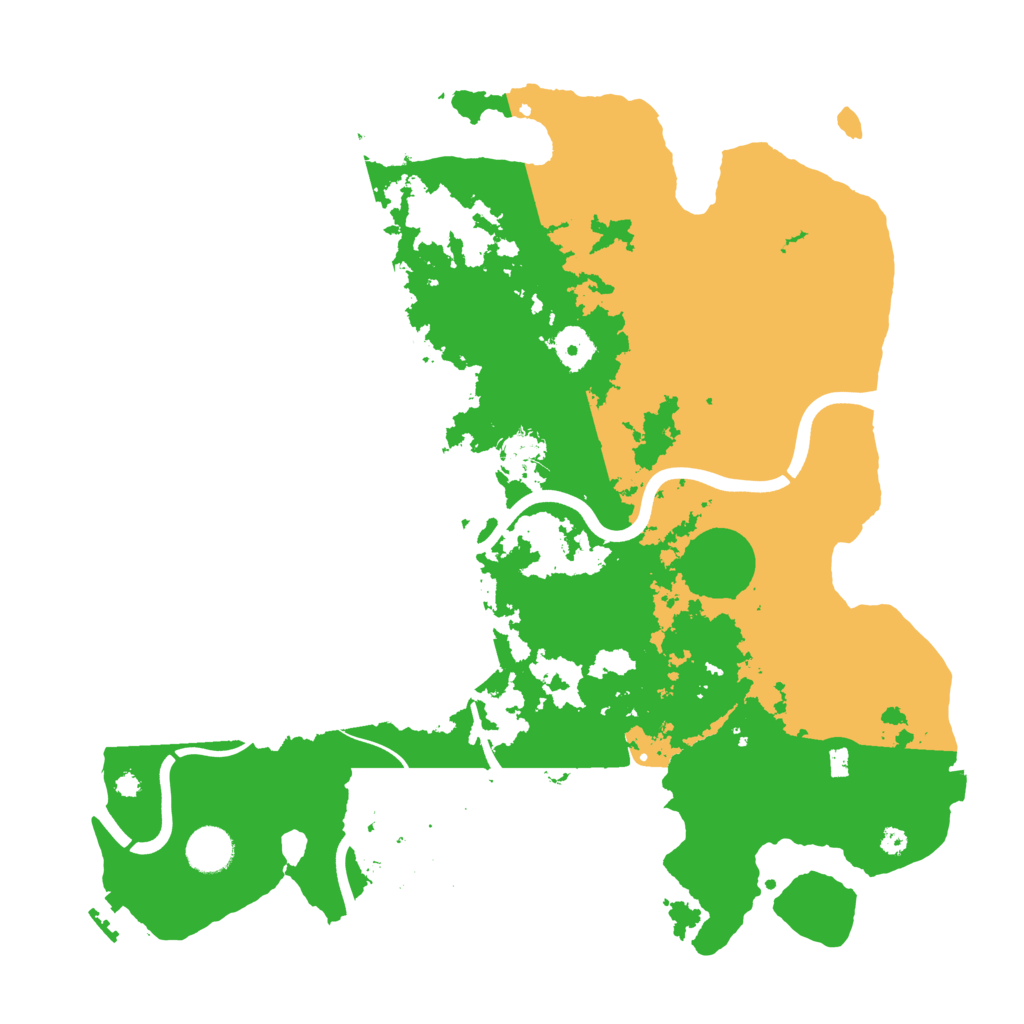Biome Rust Map: Procedural Map, Size: 3850, Seed: 2346