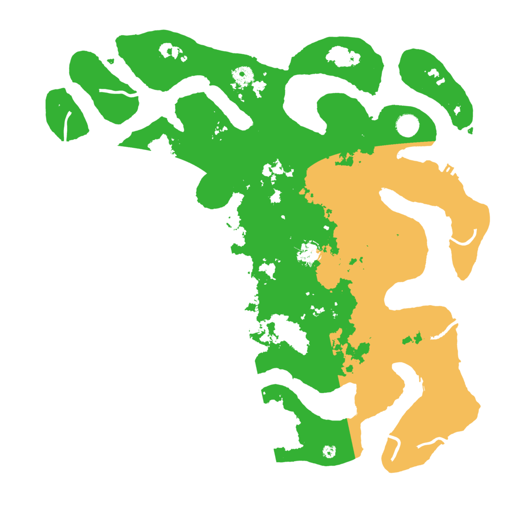 Biome Rust Map: Procedural Map, Size: 4000, Seed: 529196