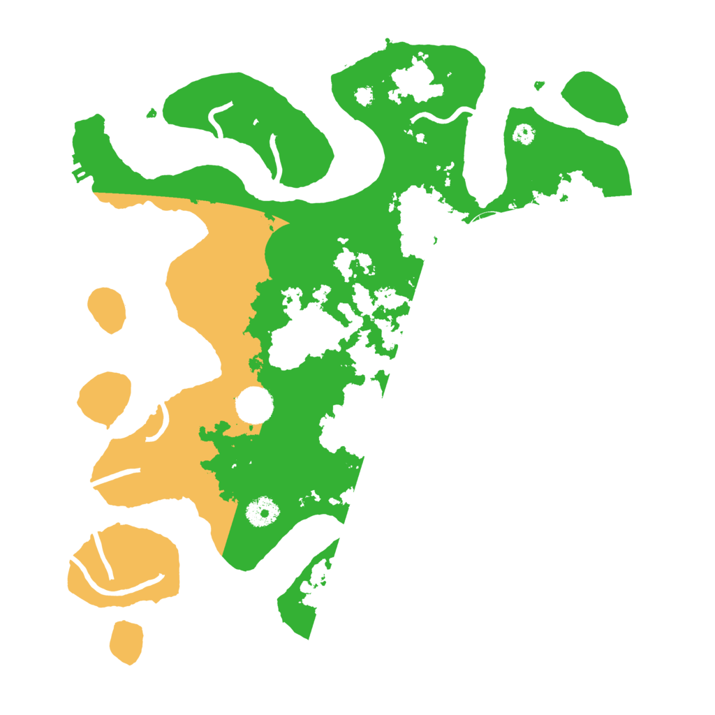 Biome Rust Map: Procedural Map, Size: 3500, Seed: 2889215