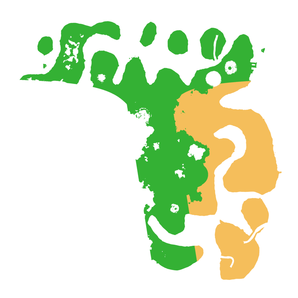 Biome Rust Map: Procedural Map, Size: 3500, Seed: 2531608