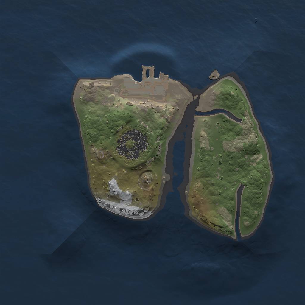 Rust Map: Procedural Map, Size: 1500, Seed: 1637726695, 5 Monuments