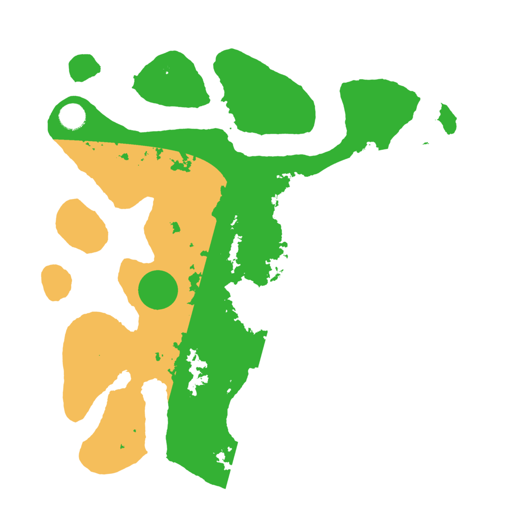 Biome Rust Map: Barren, Size: 3500, Seed: 4950230