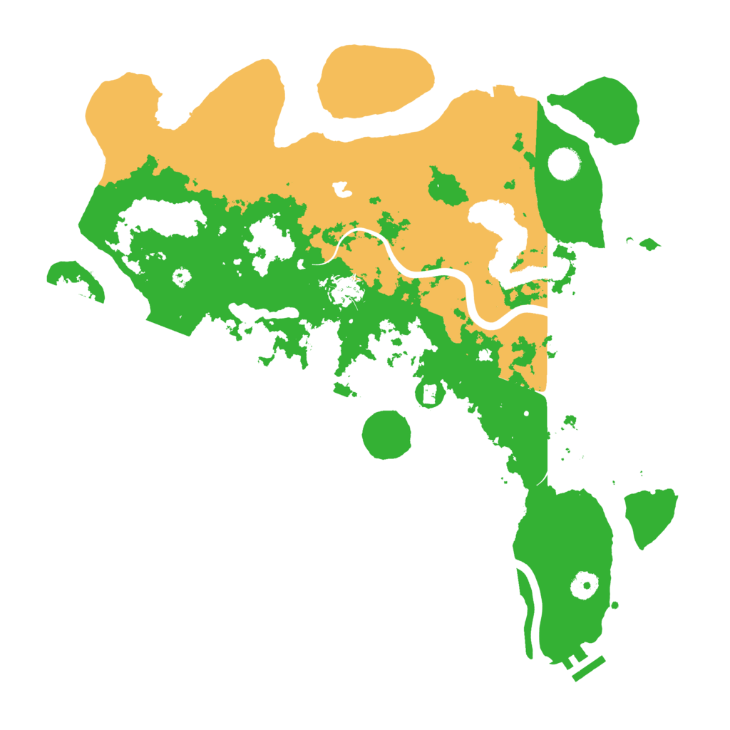 Biome Rust Map: Procedural Map, Size: 4000, Seed: 493256