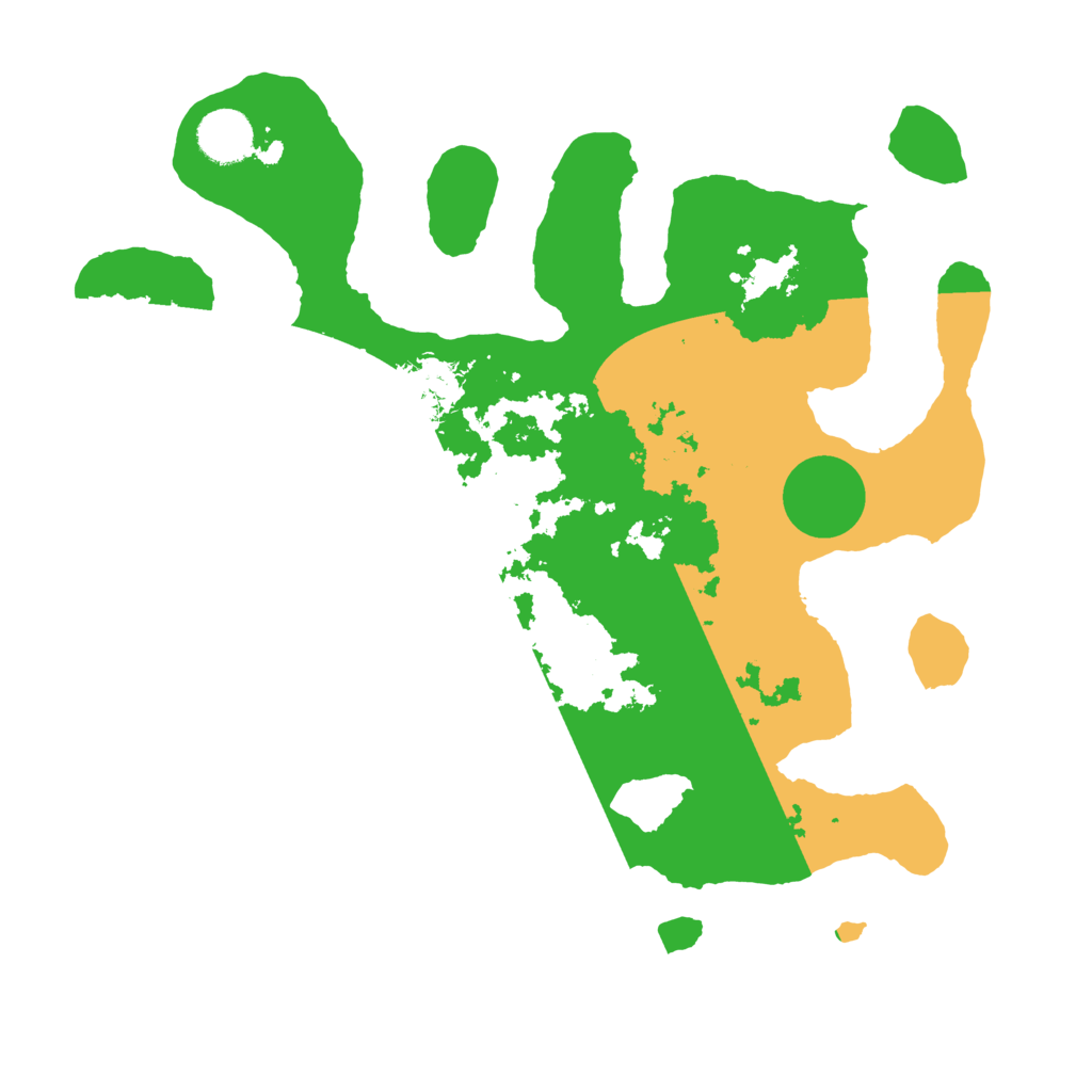 Biome Rust Map: Barren, Size: 3500, Seed: 5198469