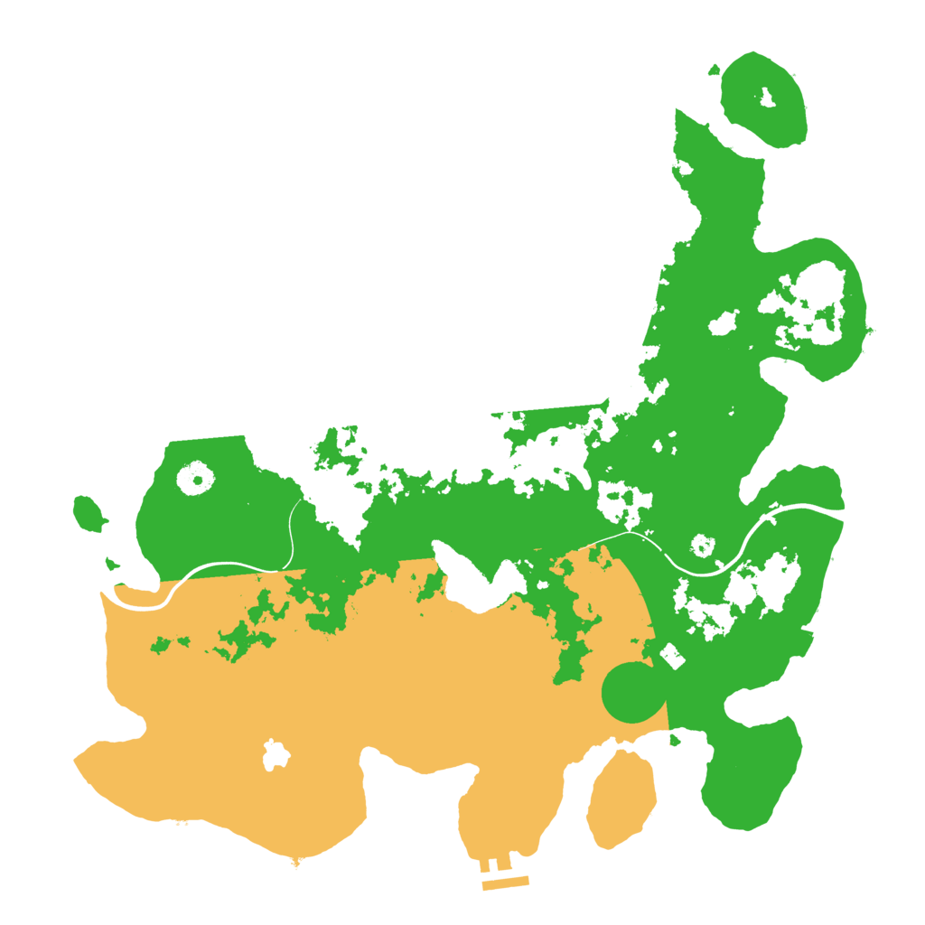 Biome Rust Map: Procedural Map, Size: 4000, Seed: 751387