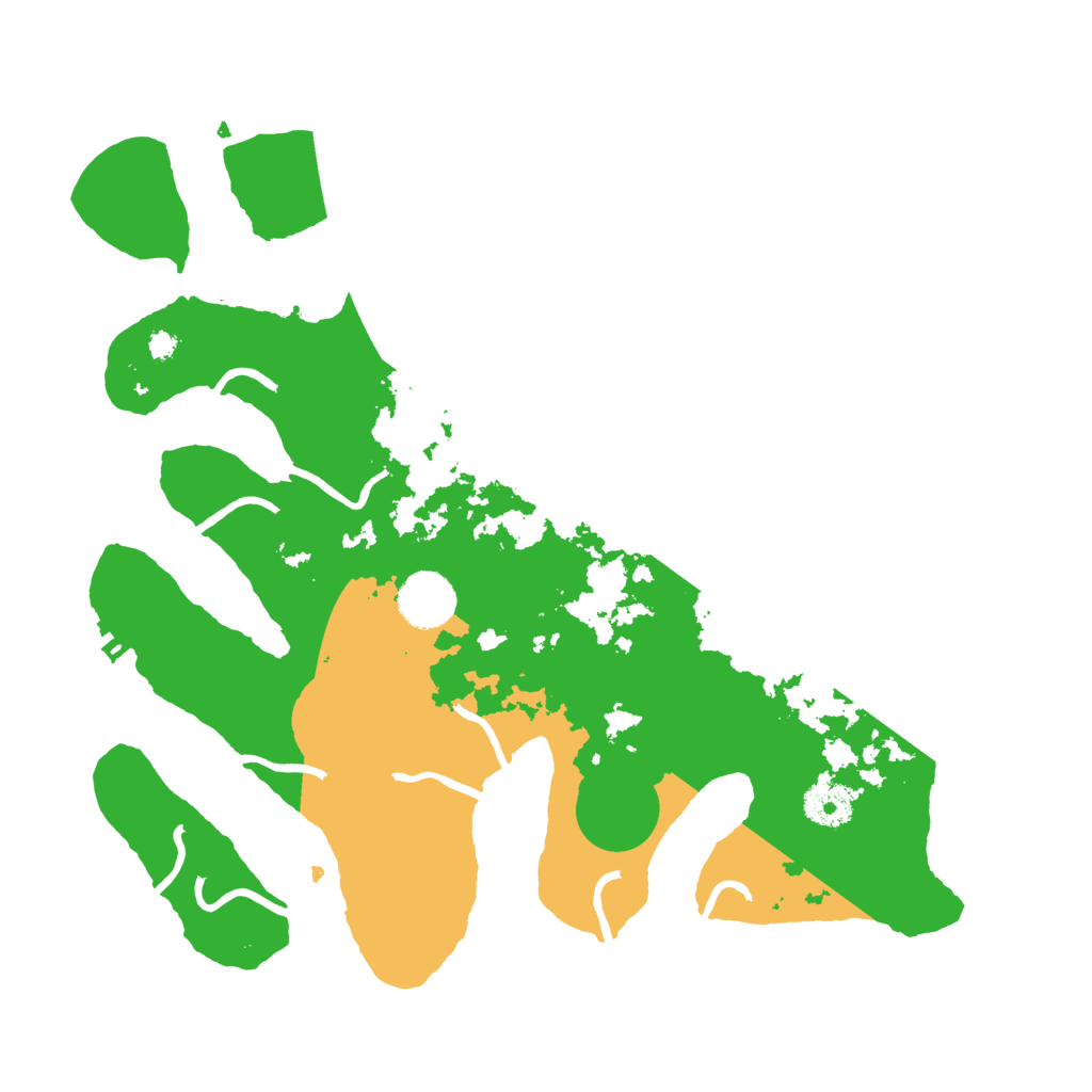 Biome Rust Map: Procedural Map, Size: 3500, Seed: 4474435