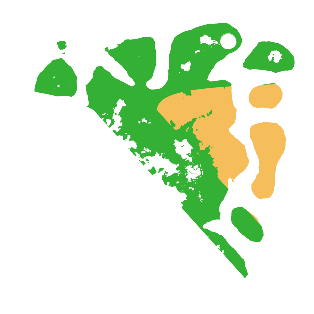 Biome Rust Map: Barren, Size: 3500, Seed: 691260