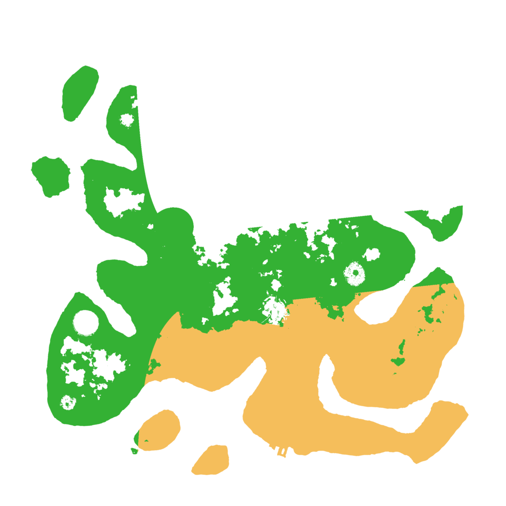 Biome Rust Map: Procedural Map, Size: 3500, Seed: 1612199