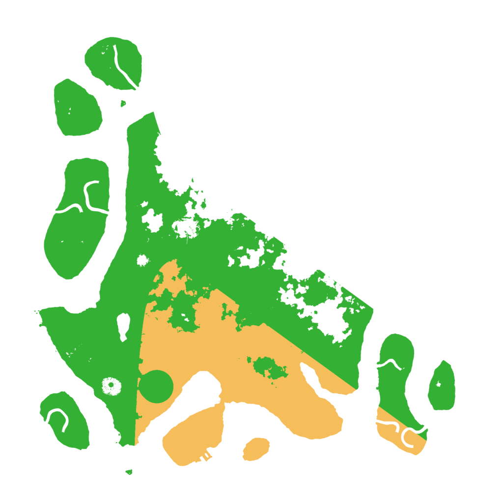 Biome Rust Map: Procedural Map, Size: 4000, Seed: 54232