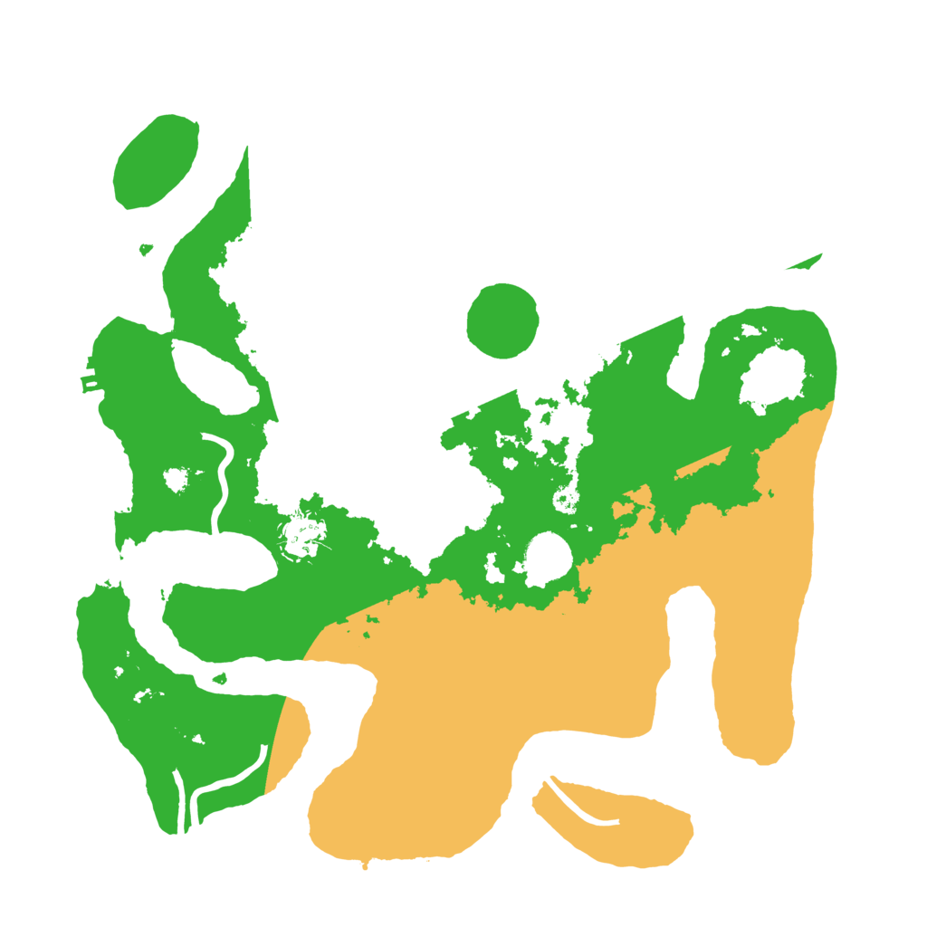 Biome Rust Map: Procedural Map, Size: 3500, Seed: 3239346