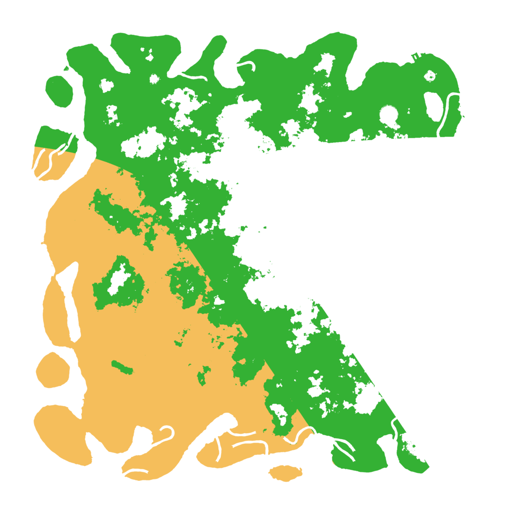 Biome Rust Map: Procedural Map, Size: 5000, Seed: 2562