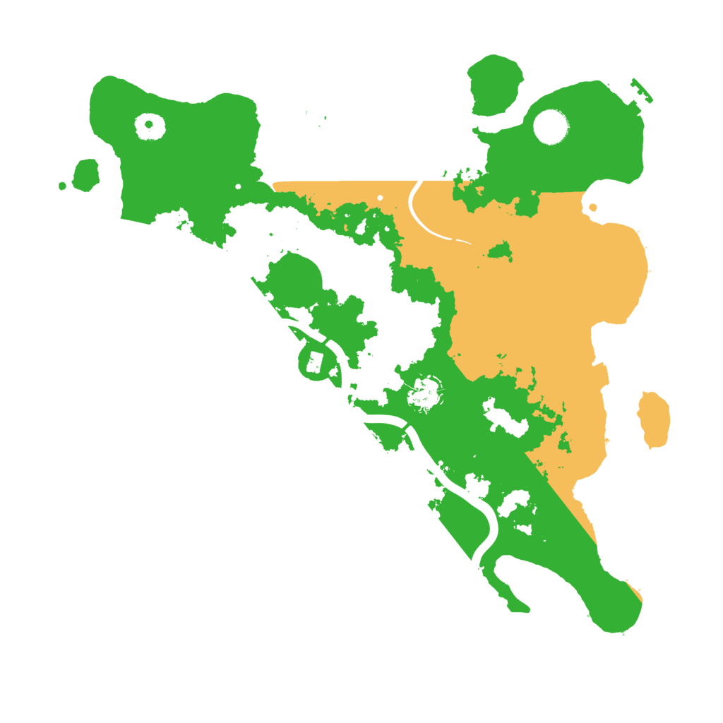 Biome Rust Map: Procedural Map, Size: 3700, Seed: 1110979347