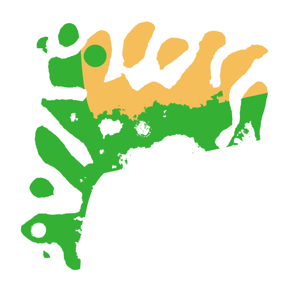 Biome Rust Map: Barren, Size: 3500, Seed: 3573919