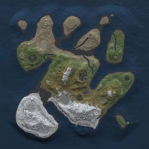 Thumbnail Rust Map: Procedural Map, Size: 2600, Seed: 2147483647, 10 Monuments