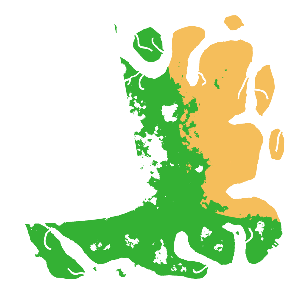 Biome Rust Map: Procedural Map, Size: 4096, Seed: 86183952