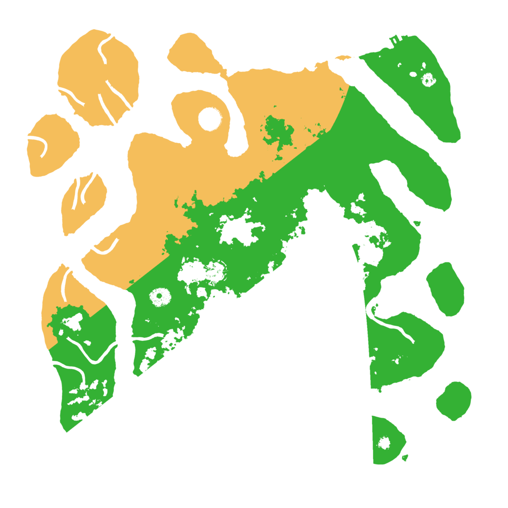 Biome Rust Map: Procedural Map, Size: 3850, Seed: 15770