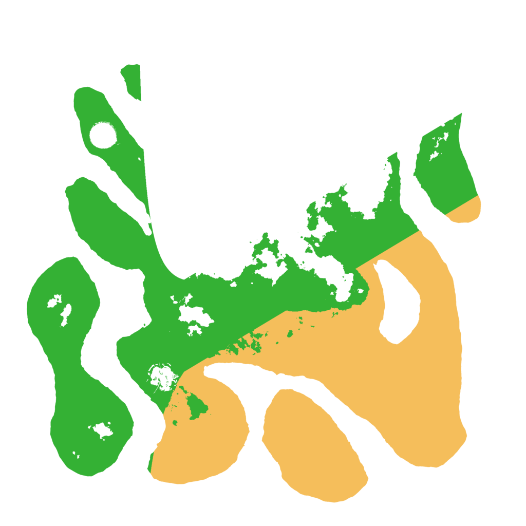 Biome Rust Map: Barren, Size: 3500, Seed: 4486512